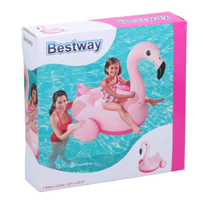 Bouée natation enfant Bestway Chevauchable Flamant 5/10