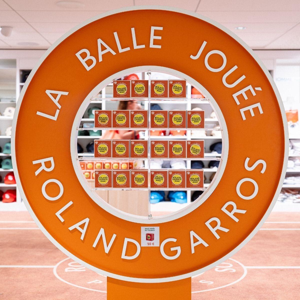 Balle de tennis officielle jouée Roland-Garros 2026 3/4