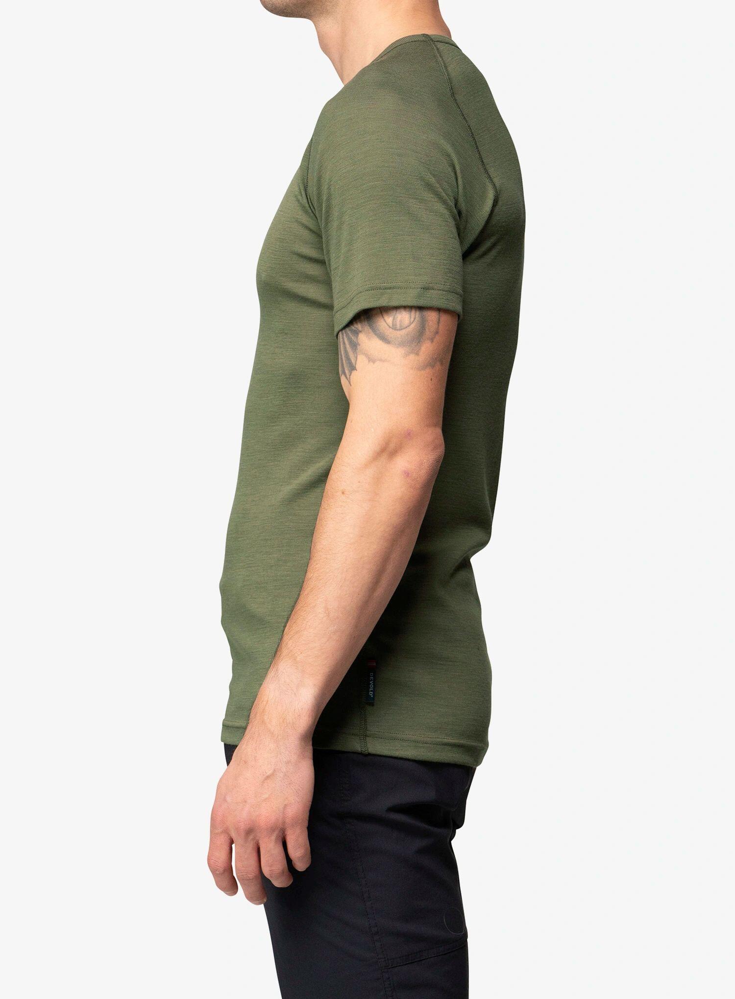 Funktionsshirt Lauparen Merino 190 Base Tee Man lichen 3/3