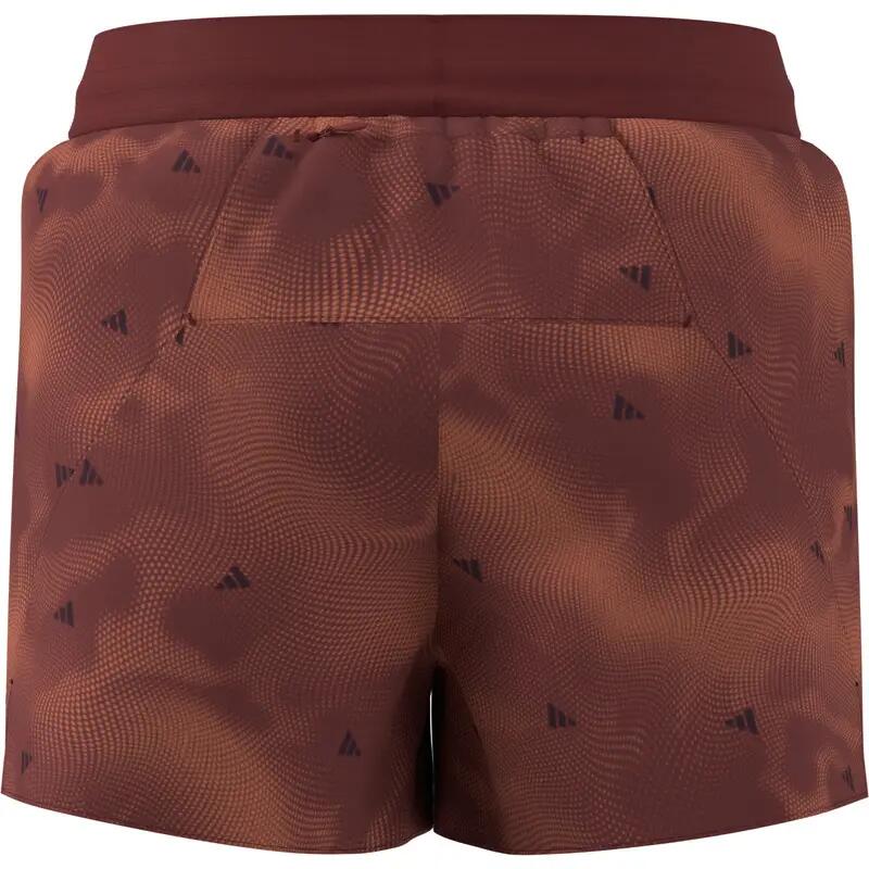 Adidas Run Ess BL SW Women Running Shorts Orange -  3