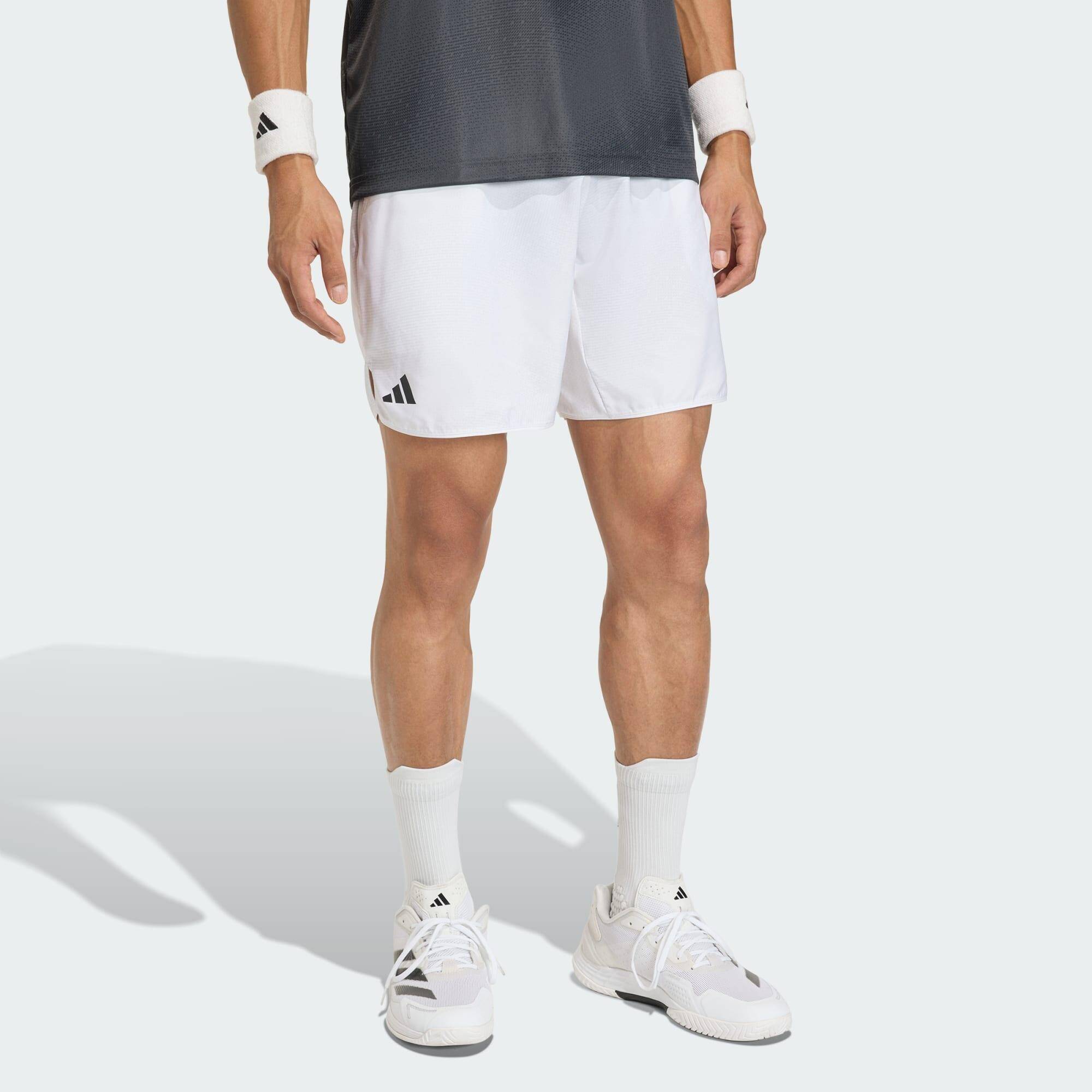 Adidas CLUB GRAPHSHORT Men Tennis Shorts White -  5