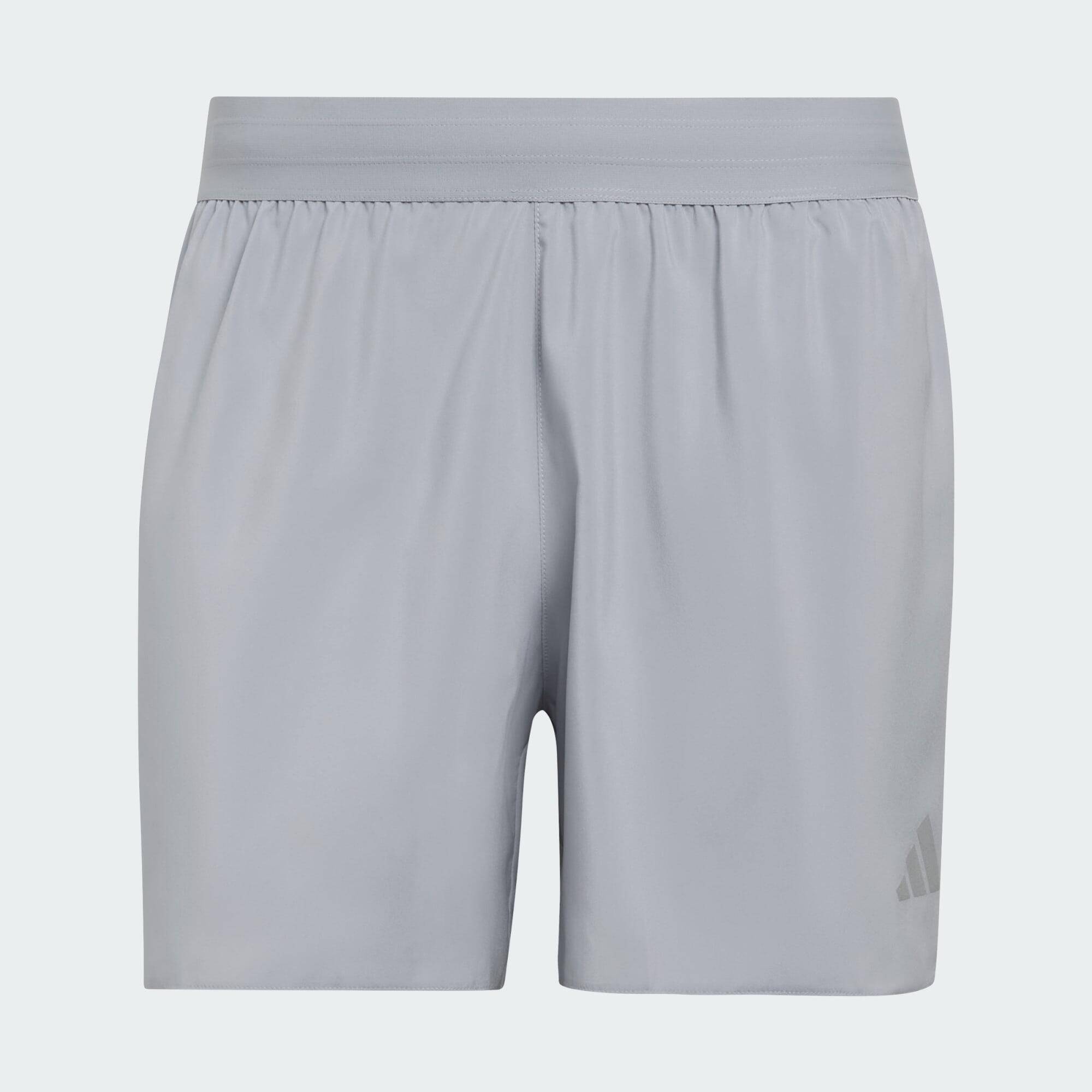 Adidas Run Ess Shor M Men Running Shorts Grey -  1