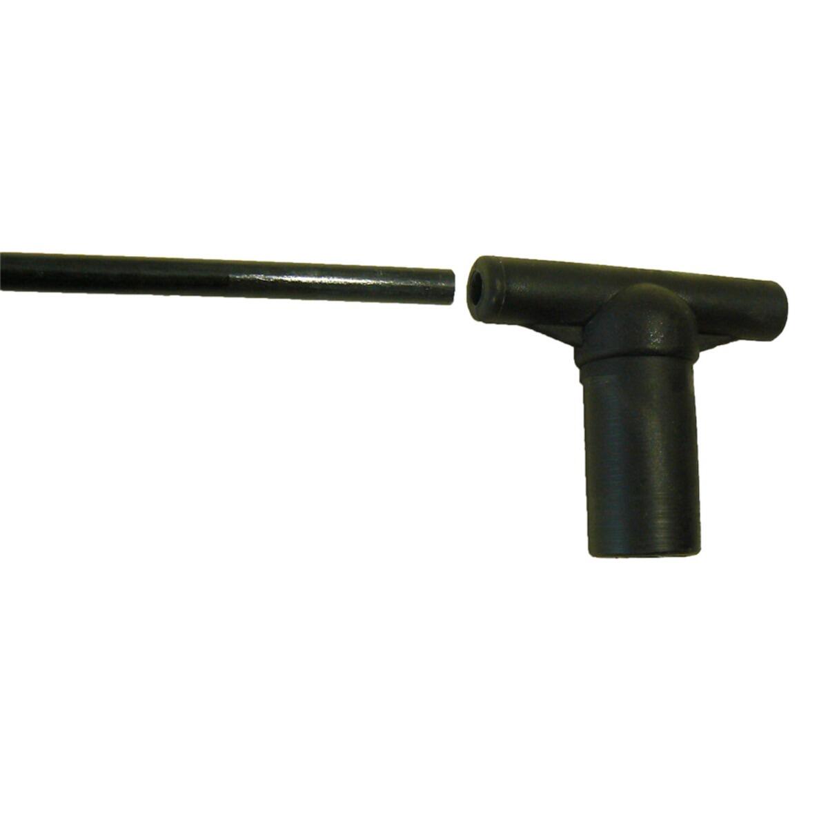 Lot de 2 capuchons T-section pour arceau de filet de trampoline 3/4