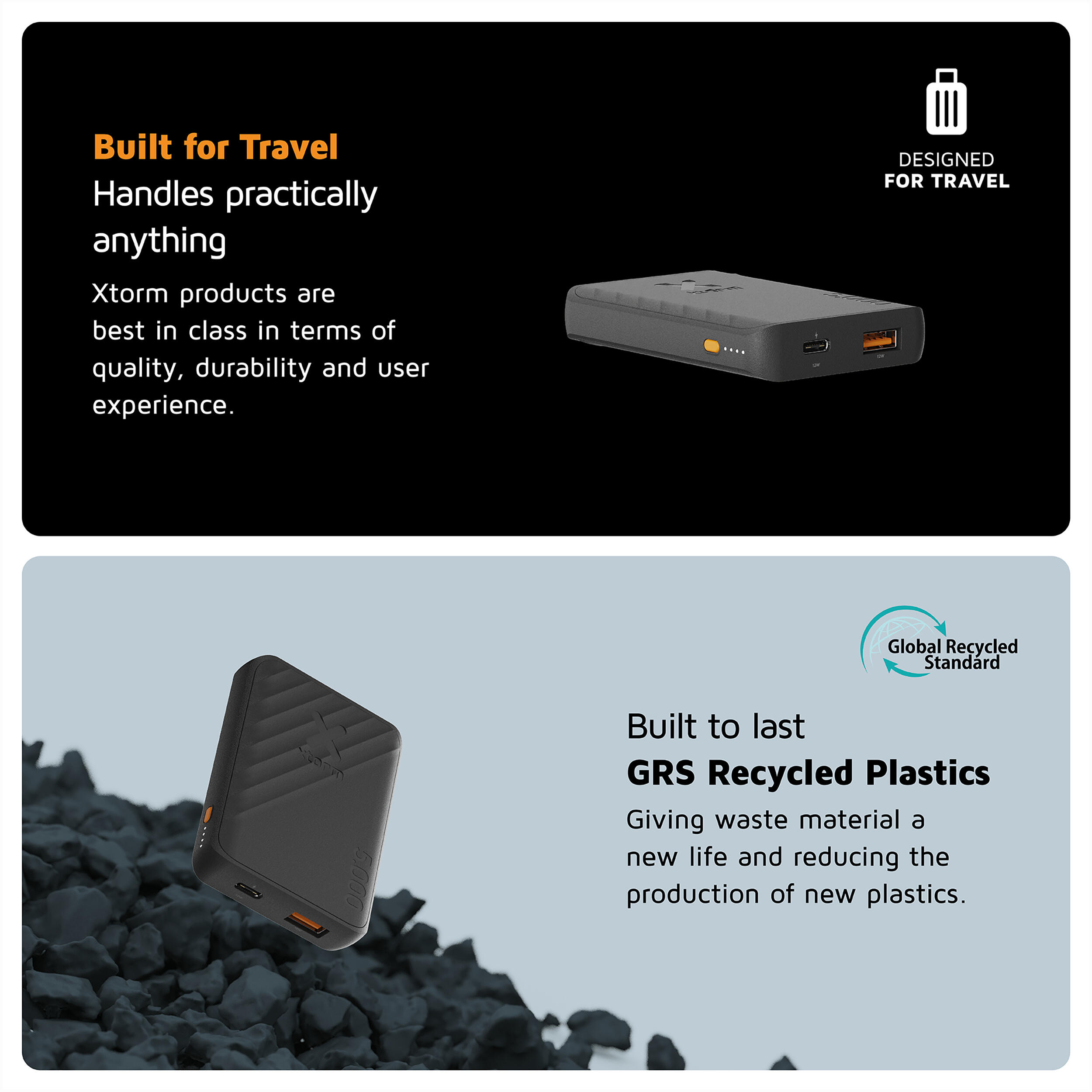 Batería externa Go2 - 5000 mAh - Batería externa potente 7/7