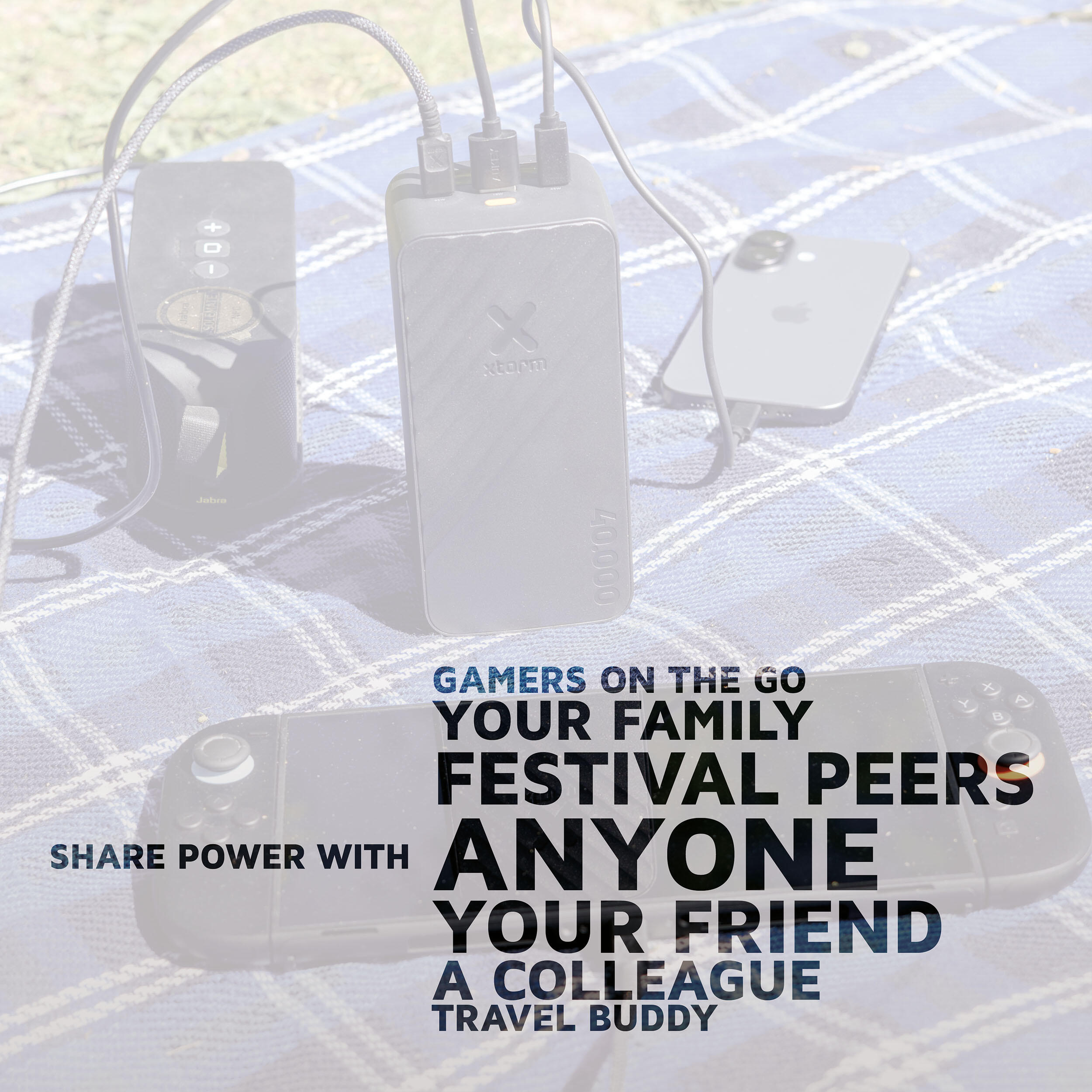 Batería externa Go2 de 40000 mAh - USB-A y USB-C - Negra 6/6