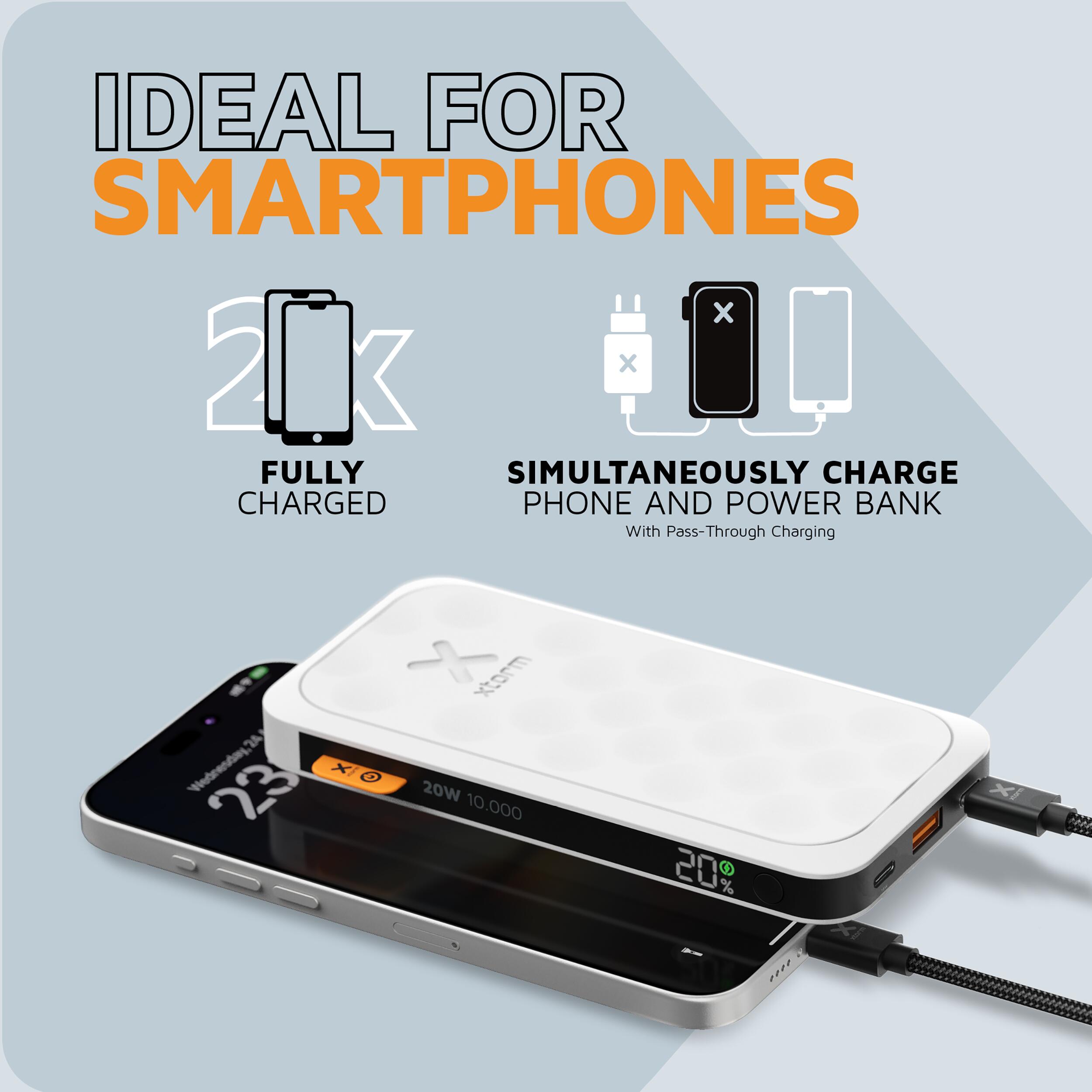 Xtorm Fuel Series 5 20W Batterie externe 10.000 mAh - Blanc 6/7