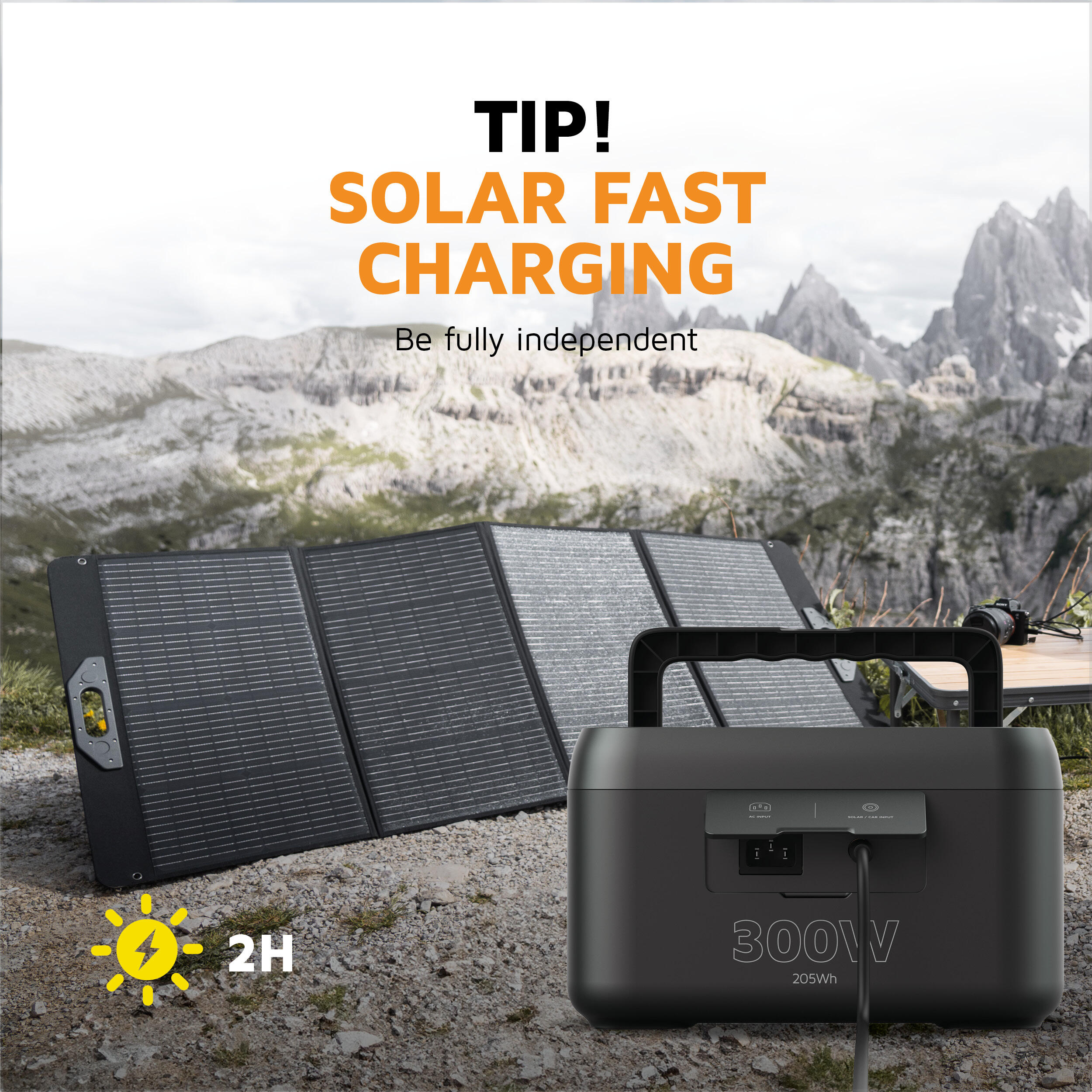 Xtorm Portable Powerstation 300W Draagbare Accu met 1x AC, 2x USB-C et 1x 12V Po 6/7