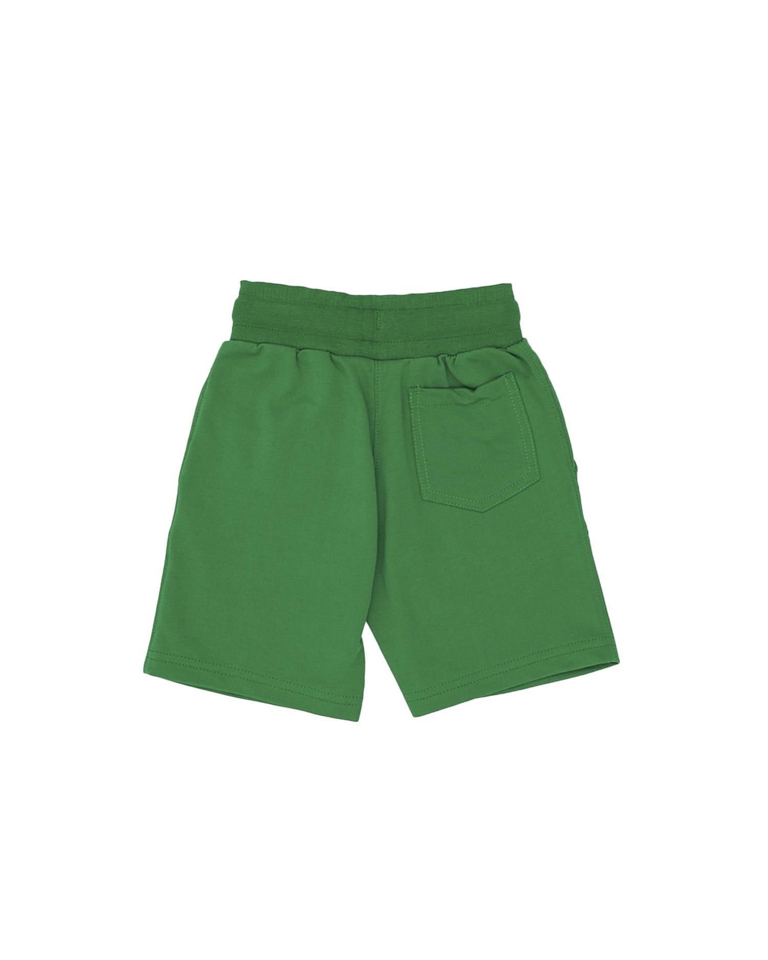 Bermuda enfant basique en polaire avec petit logo 2/2