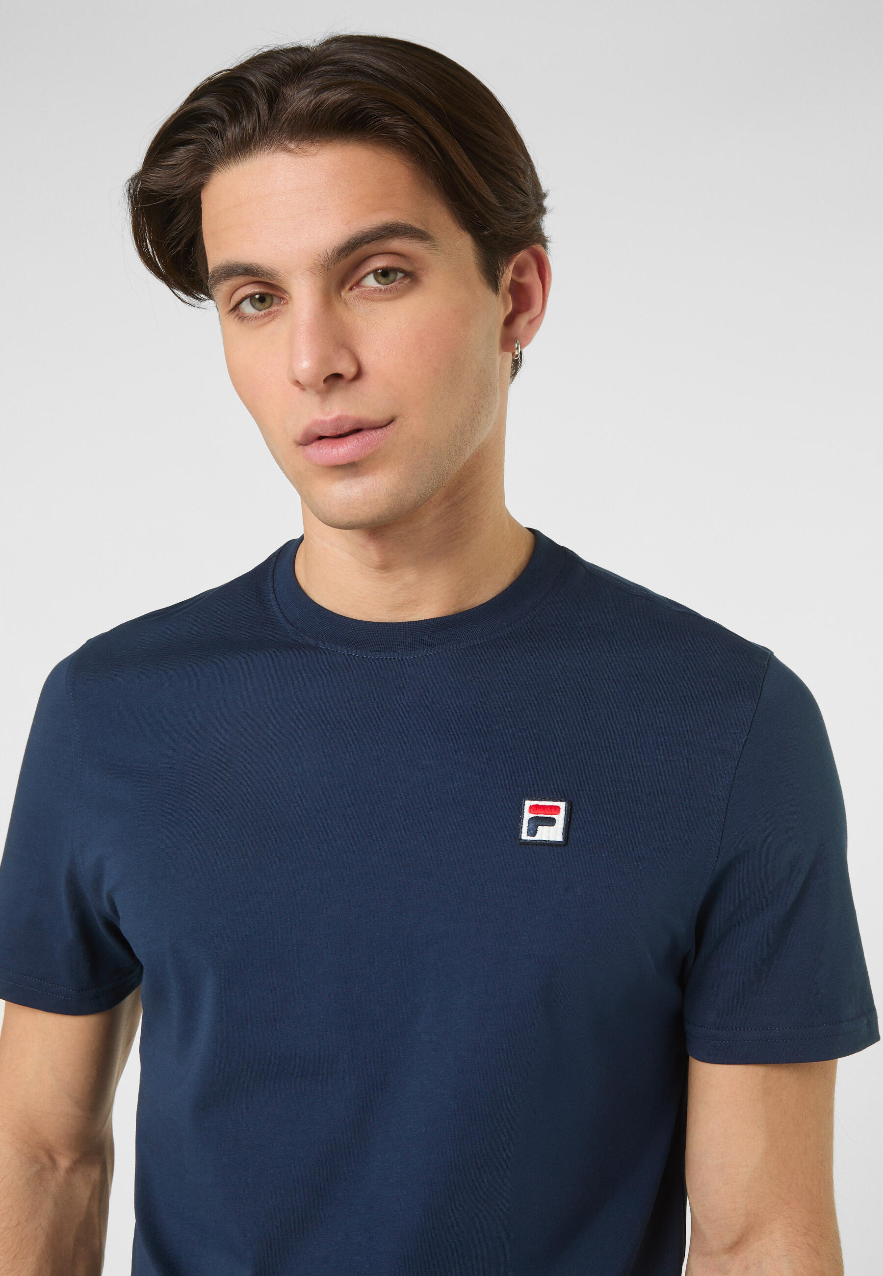 FILA Biella T-Shirt Uomo Logo Casual Sportiva Blu XL 4/6