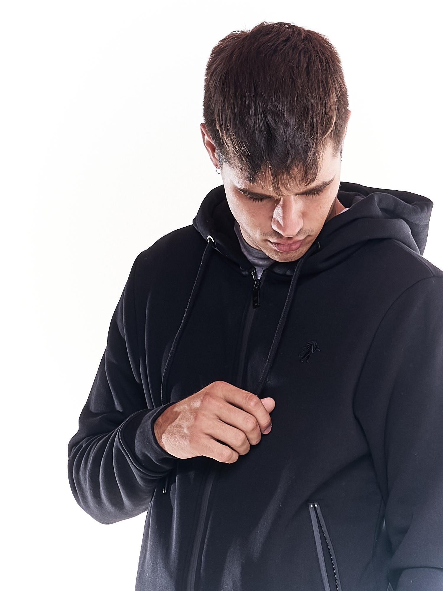 Sudadera con capucha y bolsillo grande con icono de león Soft Basic 5/6