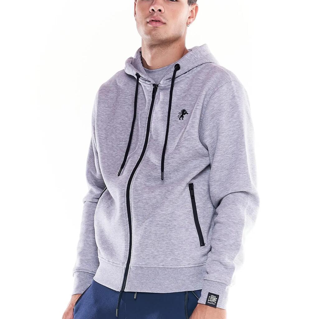 Man hoody full zip Soft Basic