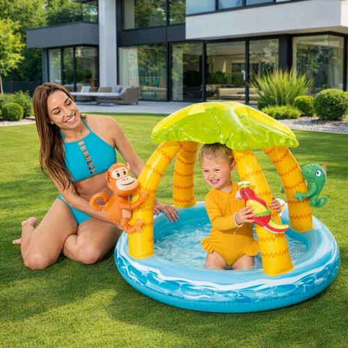 Nadmuchiwany basen dla dzieci Intex Tropical Island 10/10