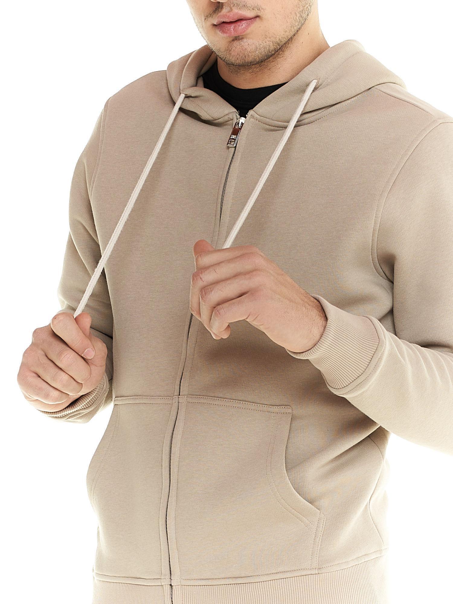 Sudadera con capucha Leone para hombre con cremallera completa estilo urbano 5/6