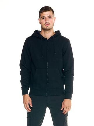 Leone Herren-Hoodie mit durchgehendem Reißverschluss, urban
