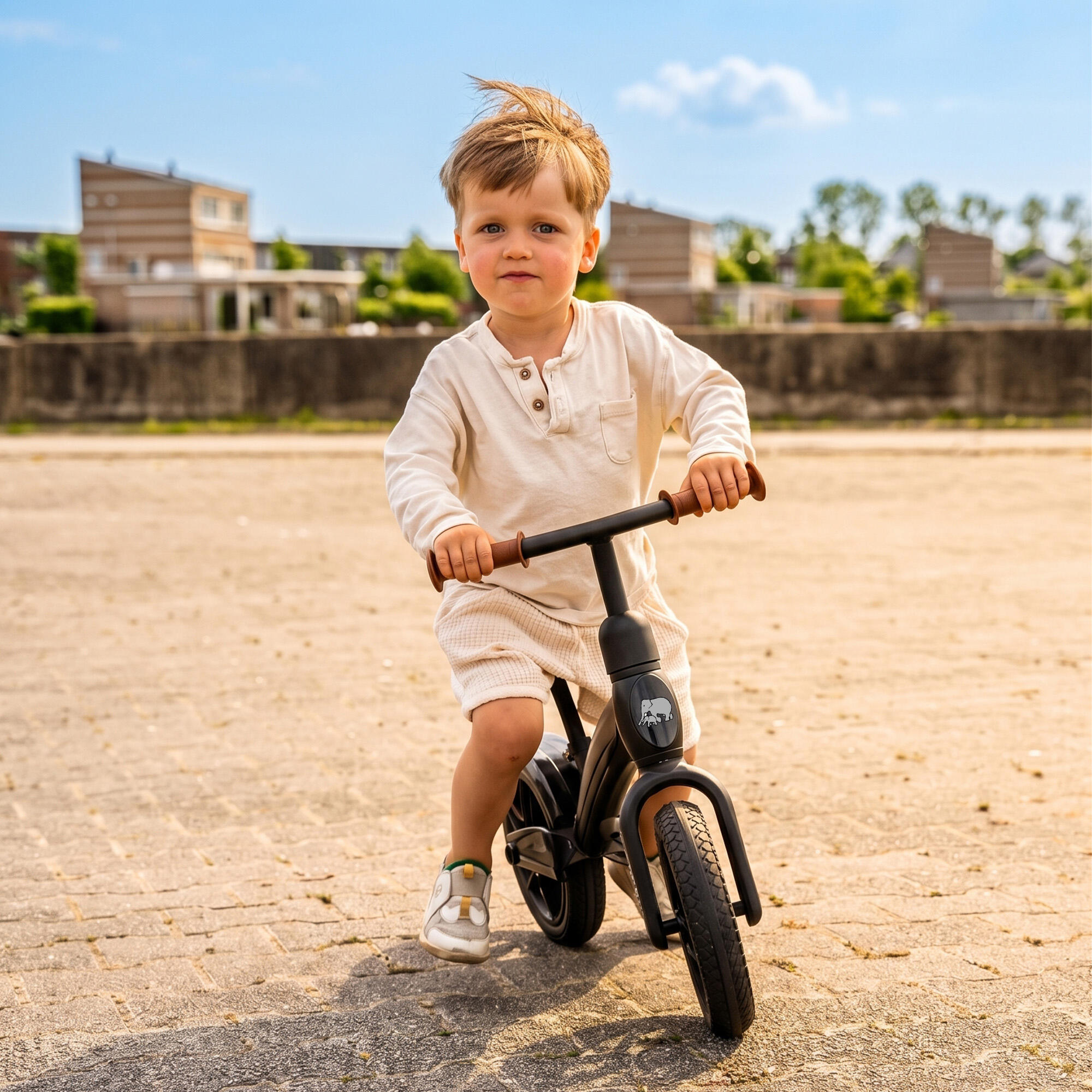 Luxe Loopfiets 10 inch - Voor Kinderen van 2 tot 4 Jaar - Zwart 2/6