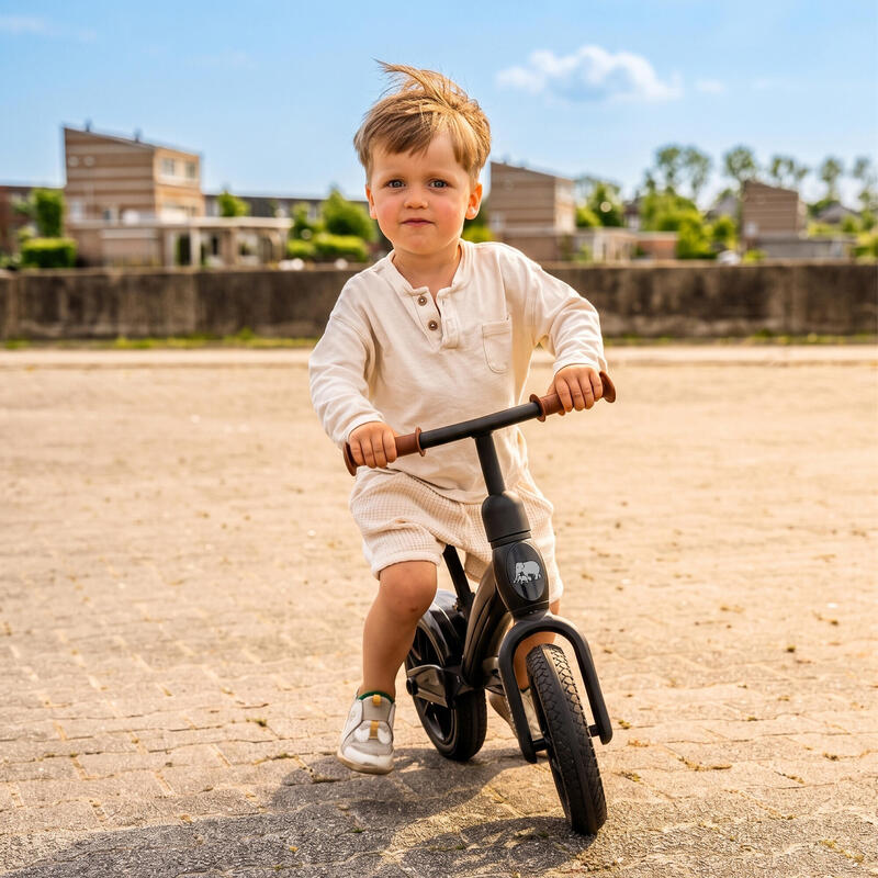 Bicicletă de echilibru de lux 10 inch - Pentru copii între 2 și 4 ani - Negru