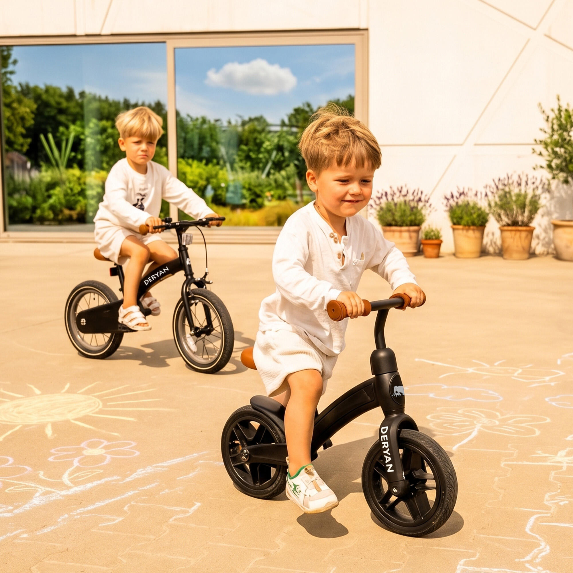Luxe Loopfiets 10 inch - Voor Kinderen van 2 tot 4 Jaar - Zwart 4/6