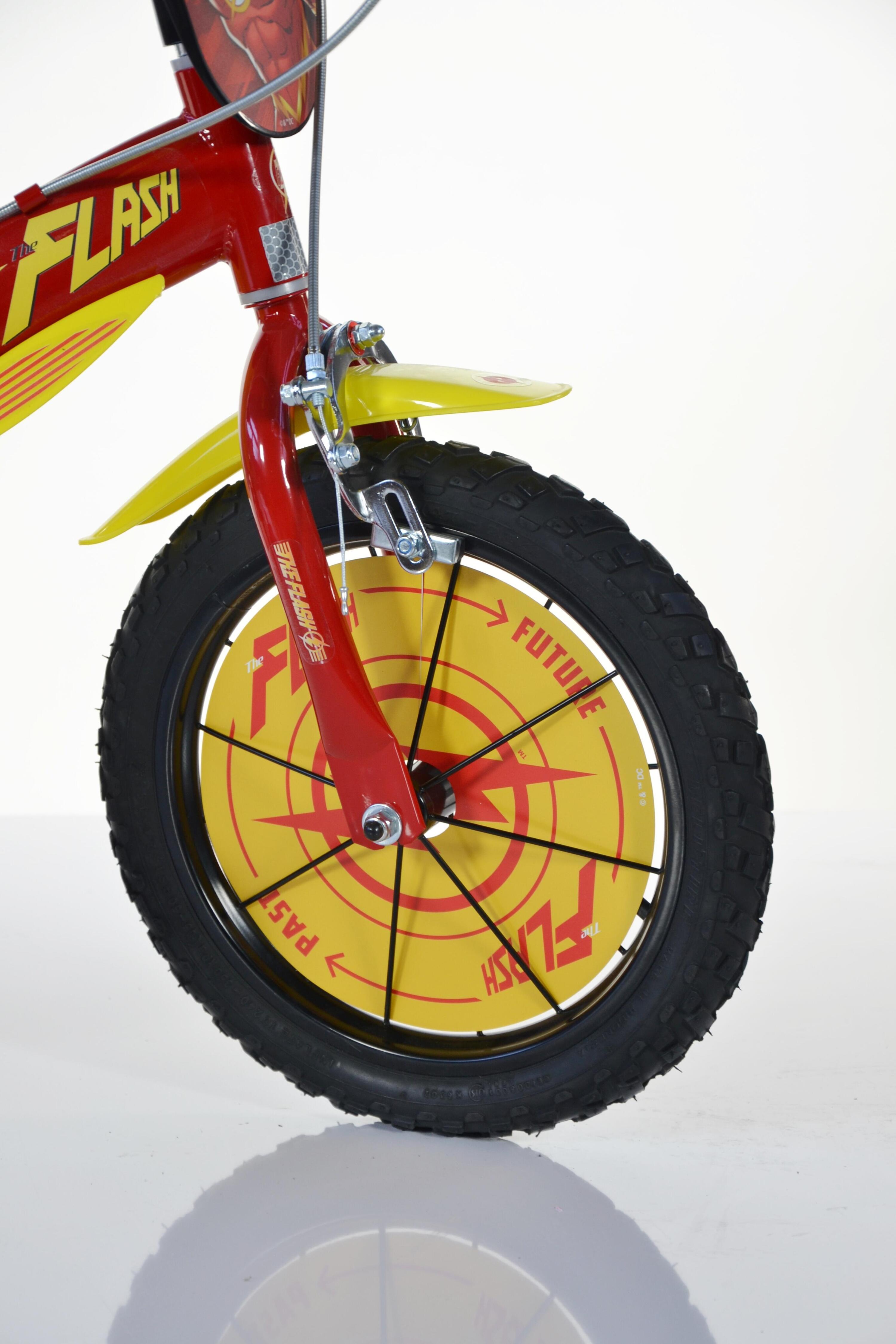 Bicicleta infantil FLASH de 12 polegadas com acessórios. 4/4