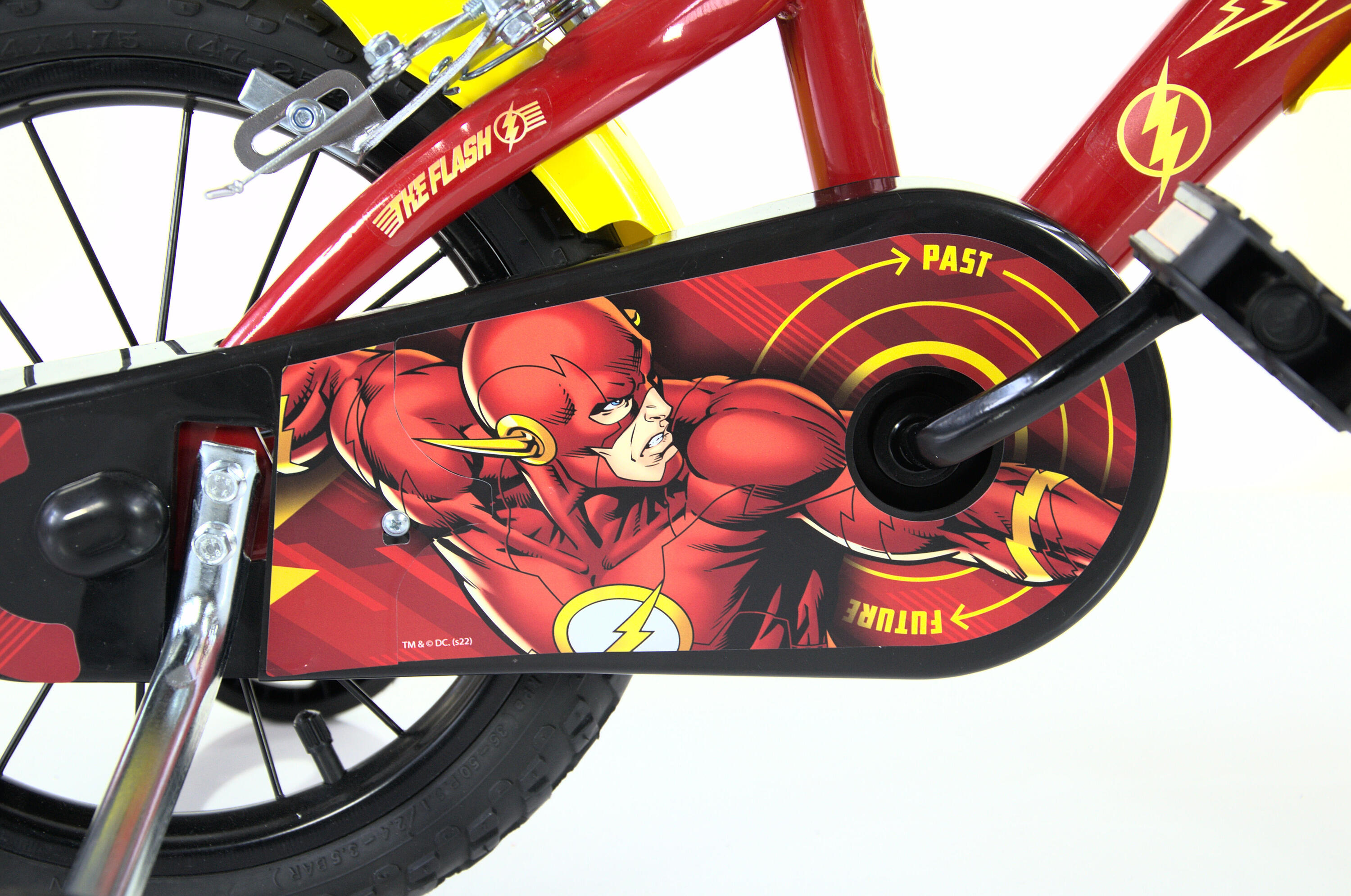 Bicicleta infantil FLASH de 14 polegadas com acessórios. 2/2