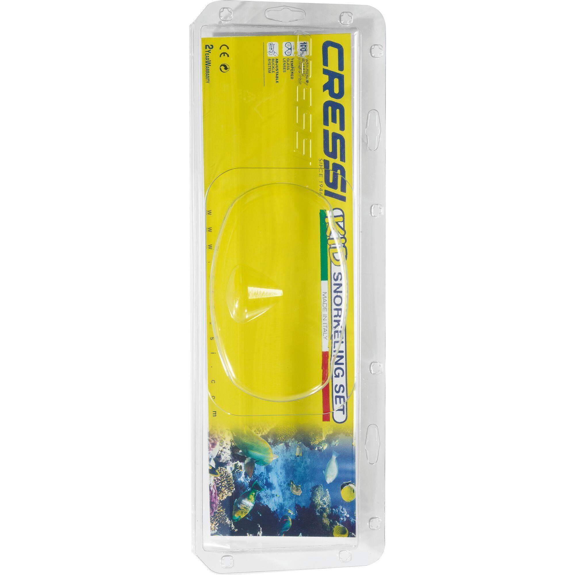 Cressi Ondina VIP Junior + Cressi Top – zestaw maska i fajka do snorkelingu