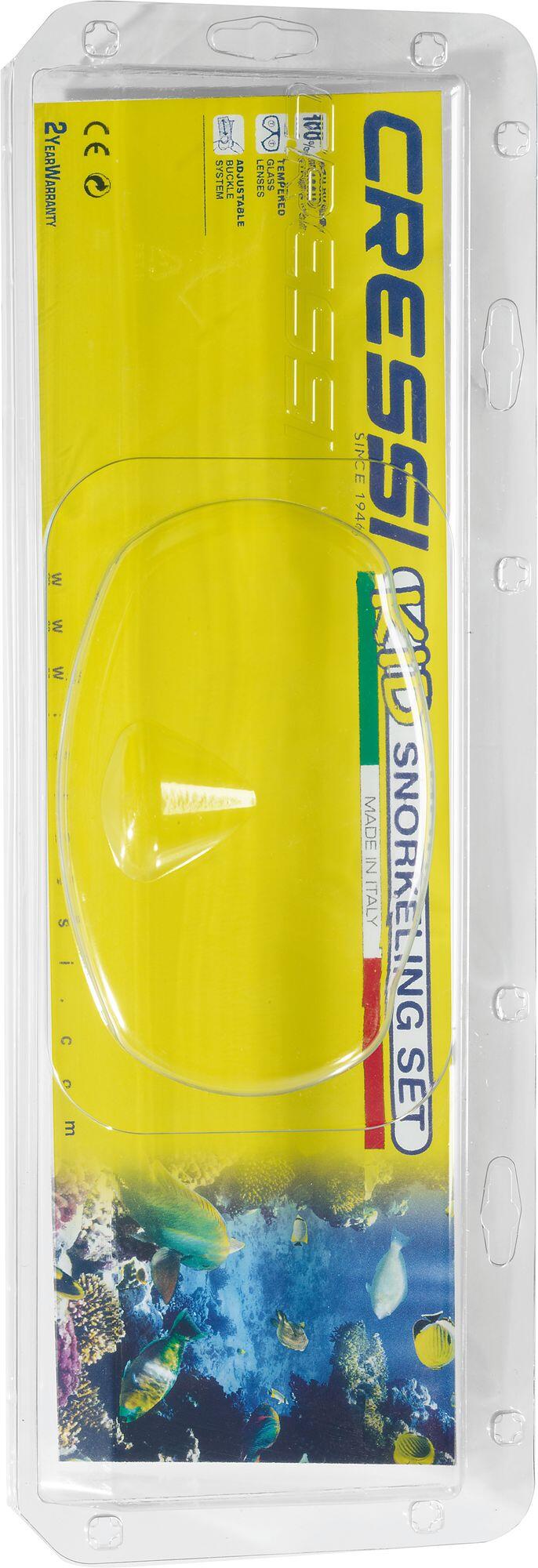 Cressi Ondina VIP Junior + Cressi Top – zestaw maska i fajka do snorkelingu 4/4