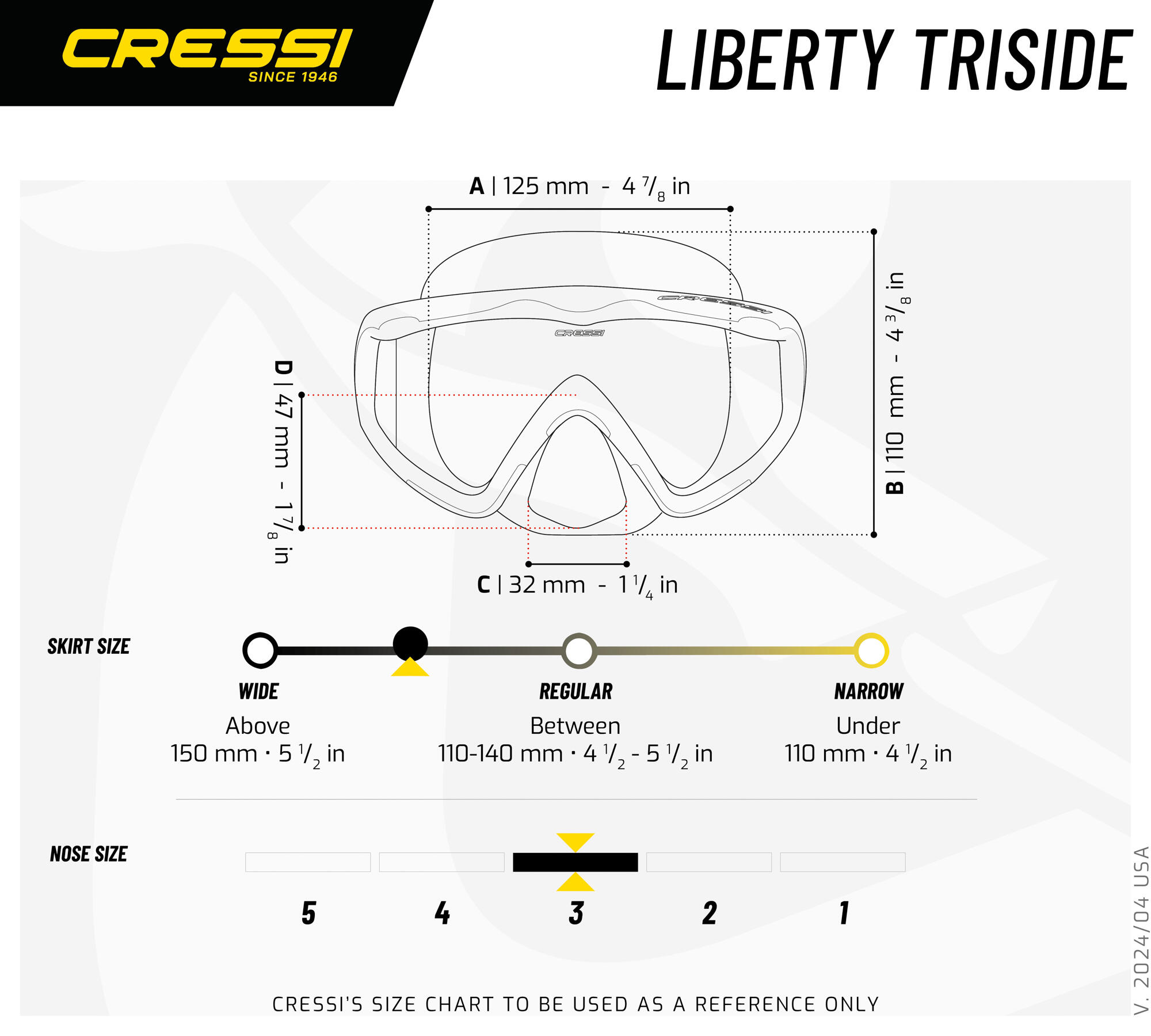 Liberty Triside - 1 Glas Design mit Seitengläsern 5/5