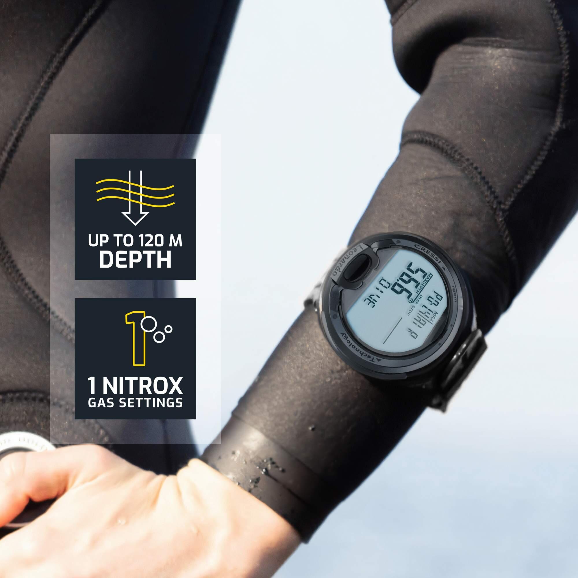 Cressi Ordenador de Buceo Leonardo 2.0 4/5