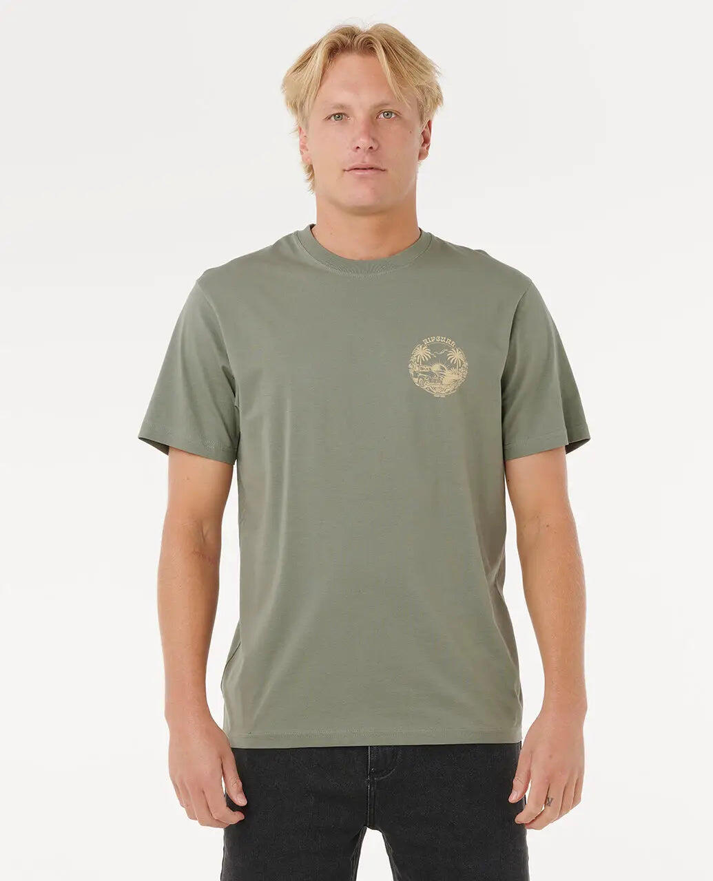 Rip Curl Surf Trip Tee - Cactus Green 4/7