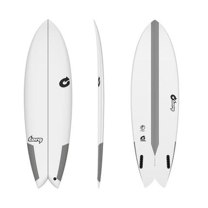 Fish Twin Tec 5'10" - Vis Surfplank