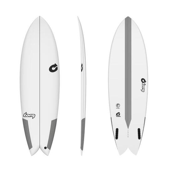 Fish Twin Tec 5'10" - Vis Surfplank