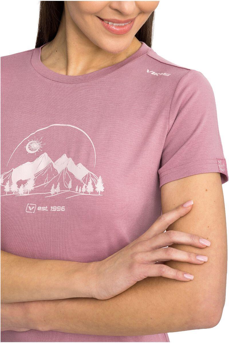 Maglietta da trekking da donna Lenta Bamboo Light Lady 2/7