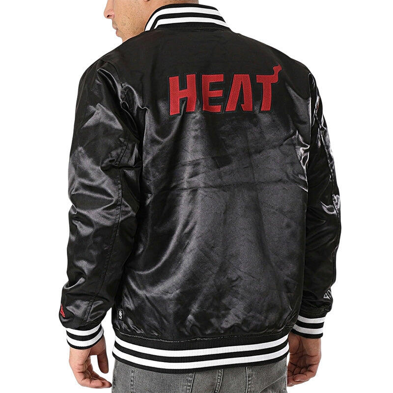 Blusão New Era BLOUSON HOMME TIP OFF SATEEN MIAMI HEAT NEW ERA 3/5