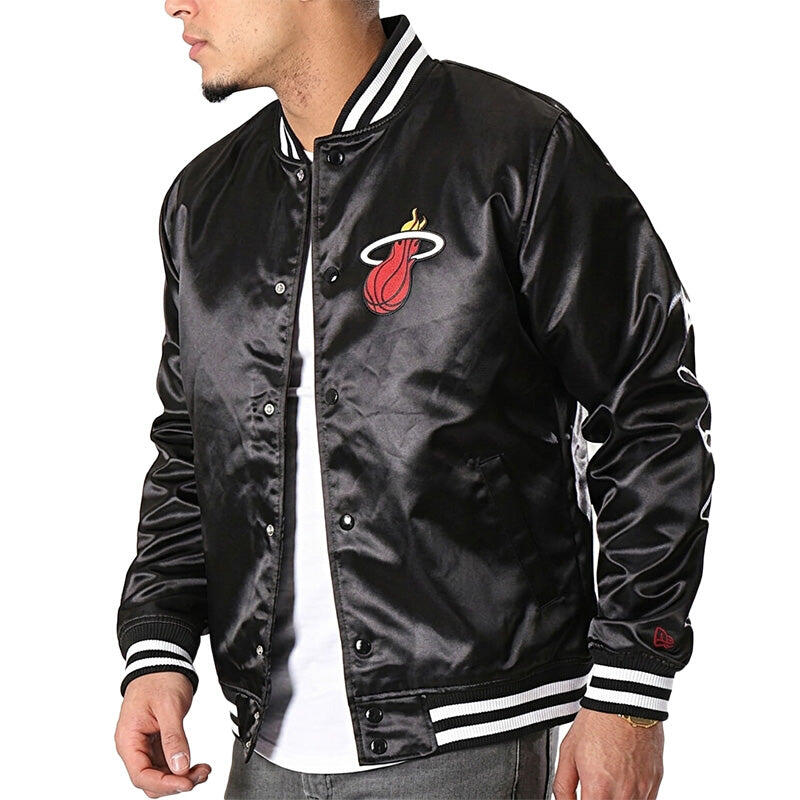 Blusão New Era BLOUSON HOMME TIP OFF SATEEN MIAMI HEAT NEW ERA 2/5