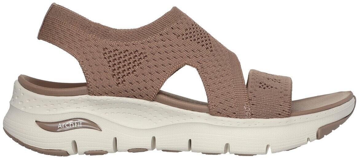 Sandalias Deportivas Mujer Skechers 119458_MOC Beige Acolchadas 6/6