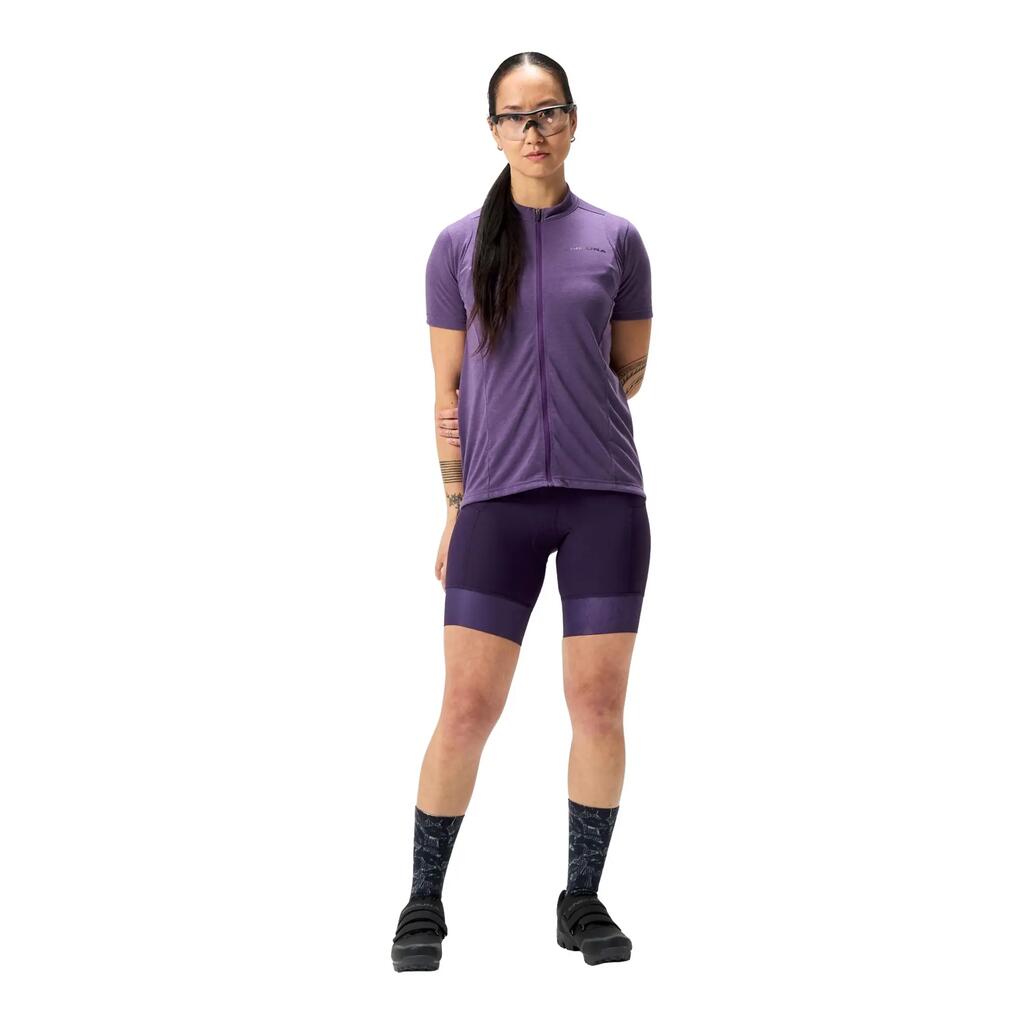 Women's zip-up jersey athletic top Endura Loop Jersey