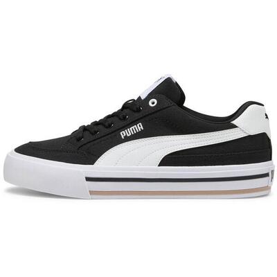 Court classic vulcanised formstrip uniseks sneakers puma black white