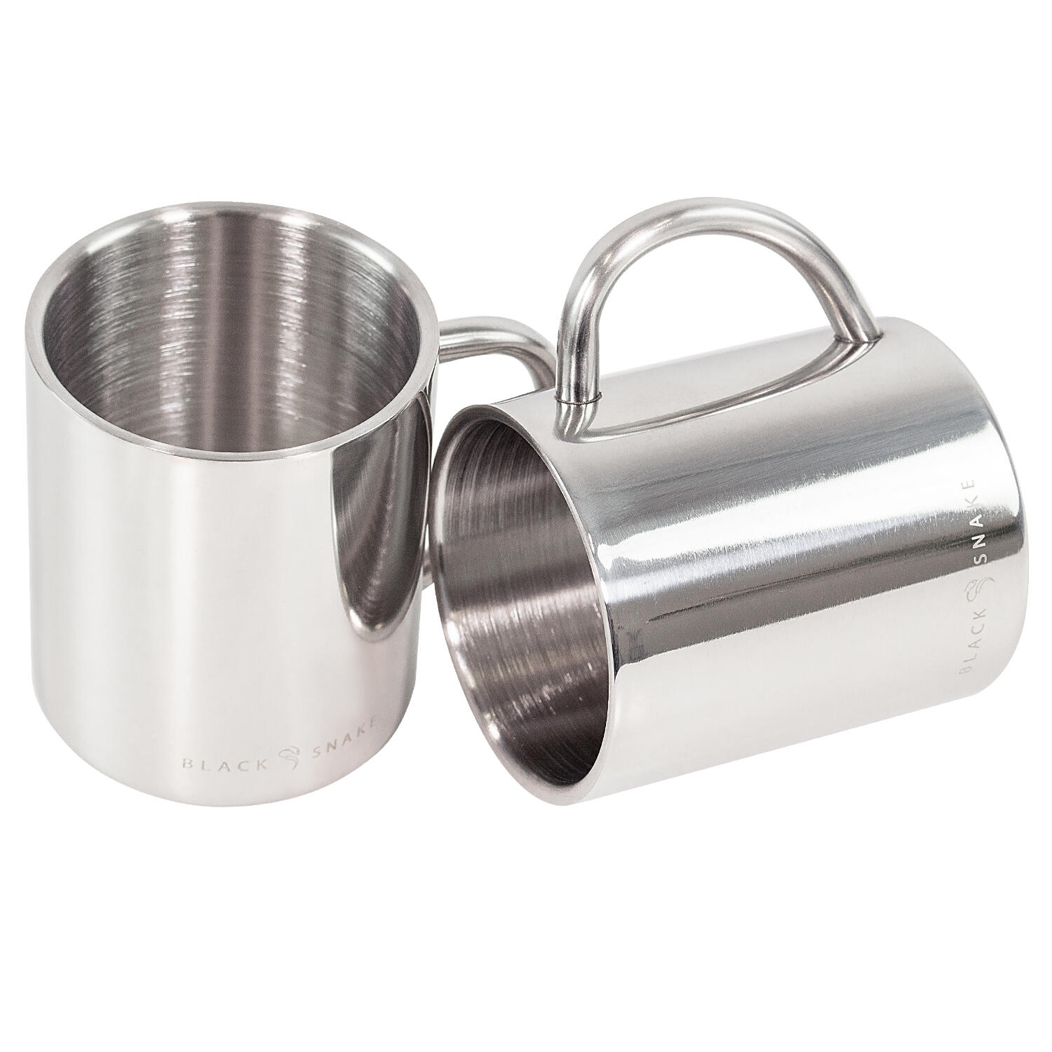 Black Snake Edelstahl Camping-Thermobecher Outdoor-Tasse 300 ml - 2 Personen Set 2/4