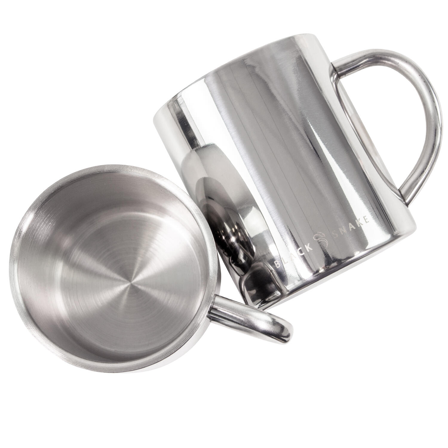 Black Snake Edelstahl Camping-Thermobecher Outdoor-Tasse 300 ml - 2 Personen Set 4/4
