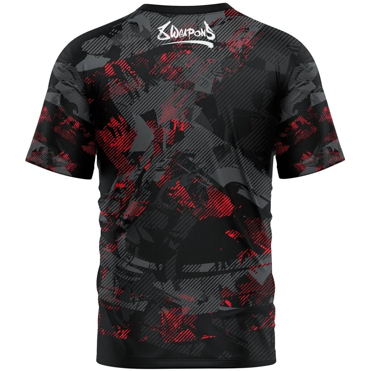 8 WEAPONS Functional T-Shirt, Hit 2.0, black-red, XXL 2/2