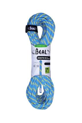 Corde d'escalade Beal Zenith 9,5 mm 60 m bleu légère et maniable