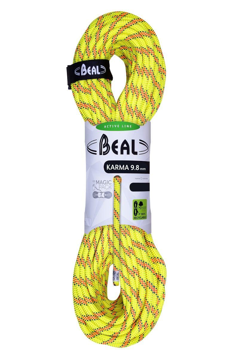 BEAL Jednoduché dynamické lano Karma 9,8mm 50m