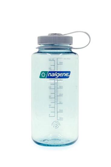 Nalgene Wide Mouth-fles 1000 ml Sustain Seafoam