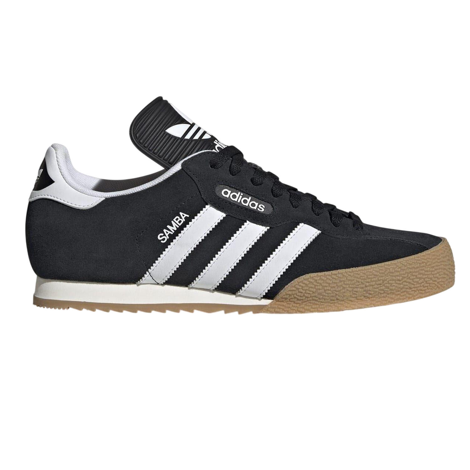Adidas Boys Samba 3 Stripes Suede Trainers