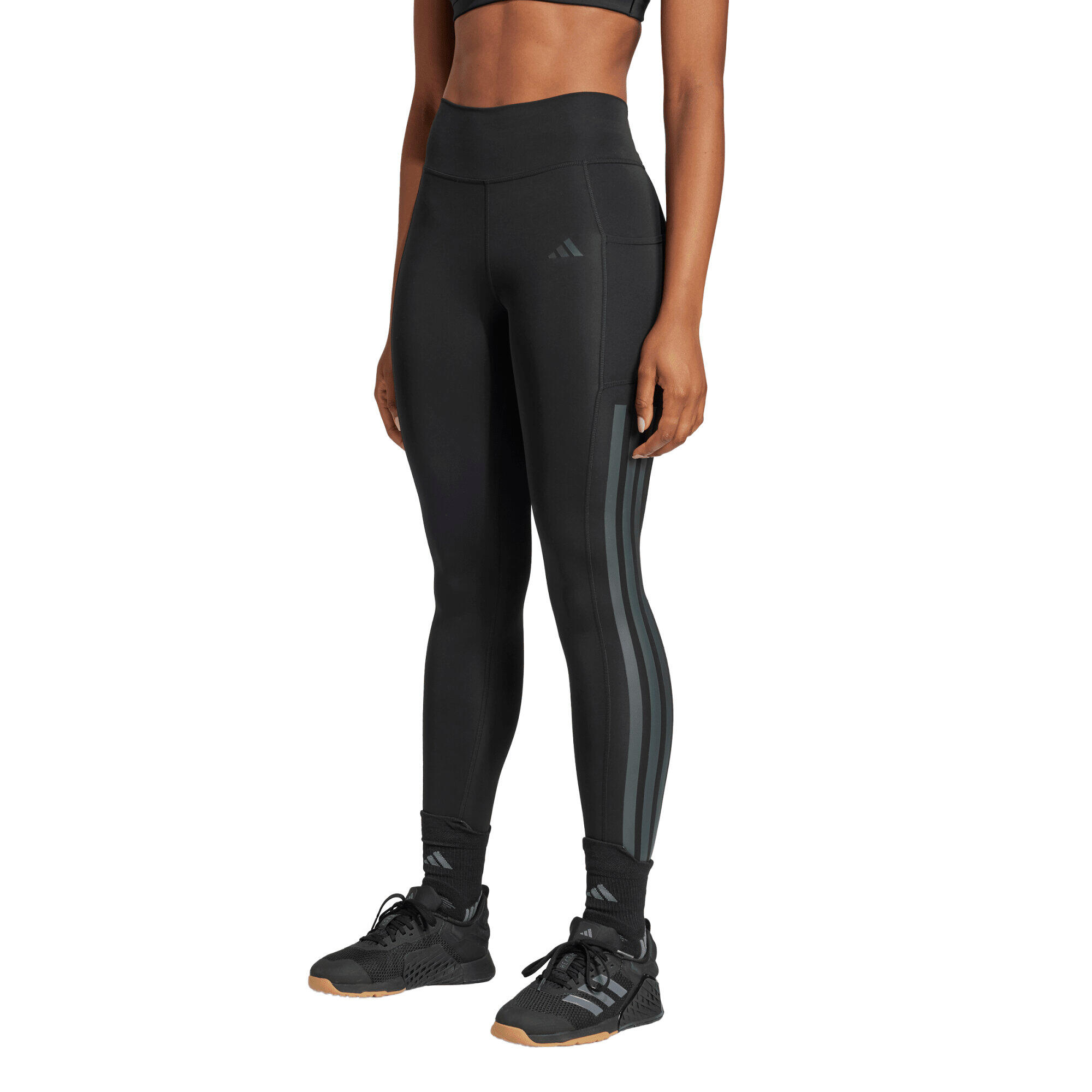 Optimé 3-Stripes Full-Length Legging 8/12