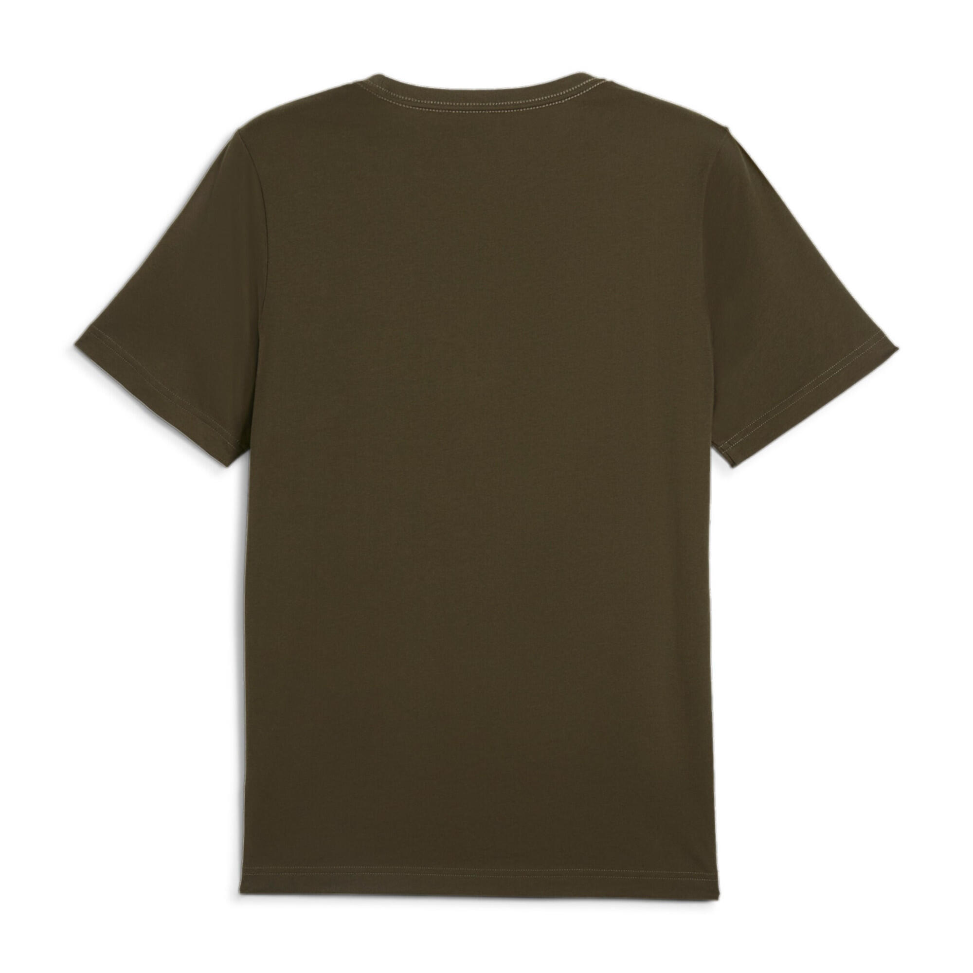 Męska koszulka z logo Essentials PUMA Dark Olive Green 7/7