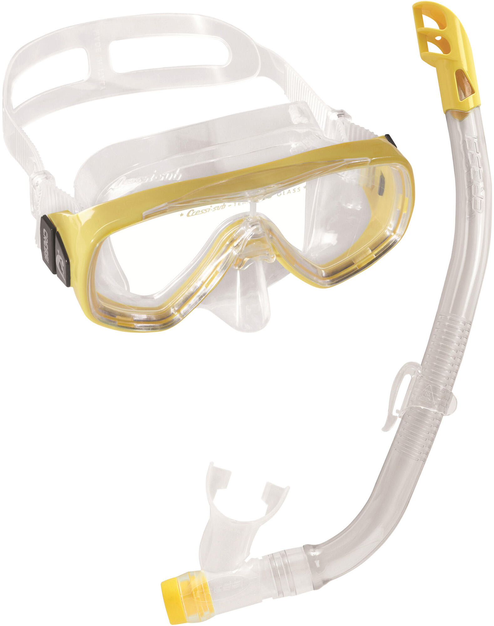Cressi Ondina VIP Junior + Cressi Top – zestaw maska i fajka do snorkelingu 2/4
