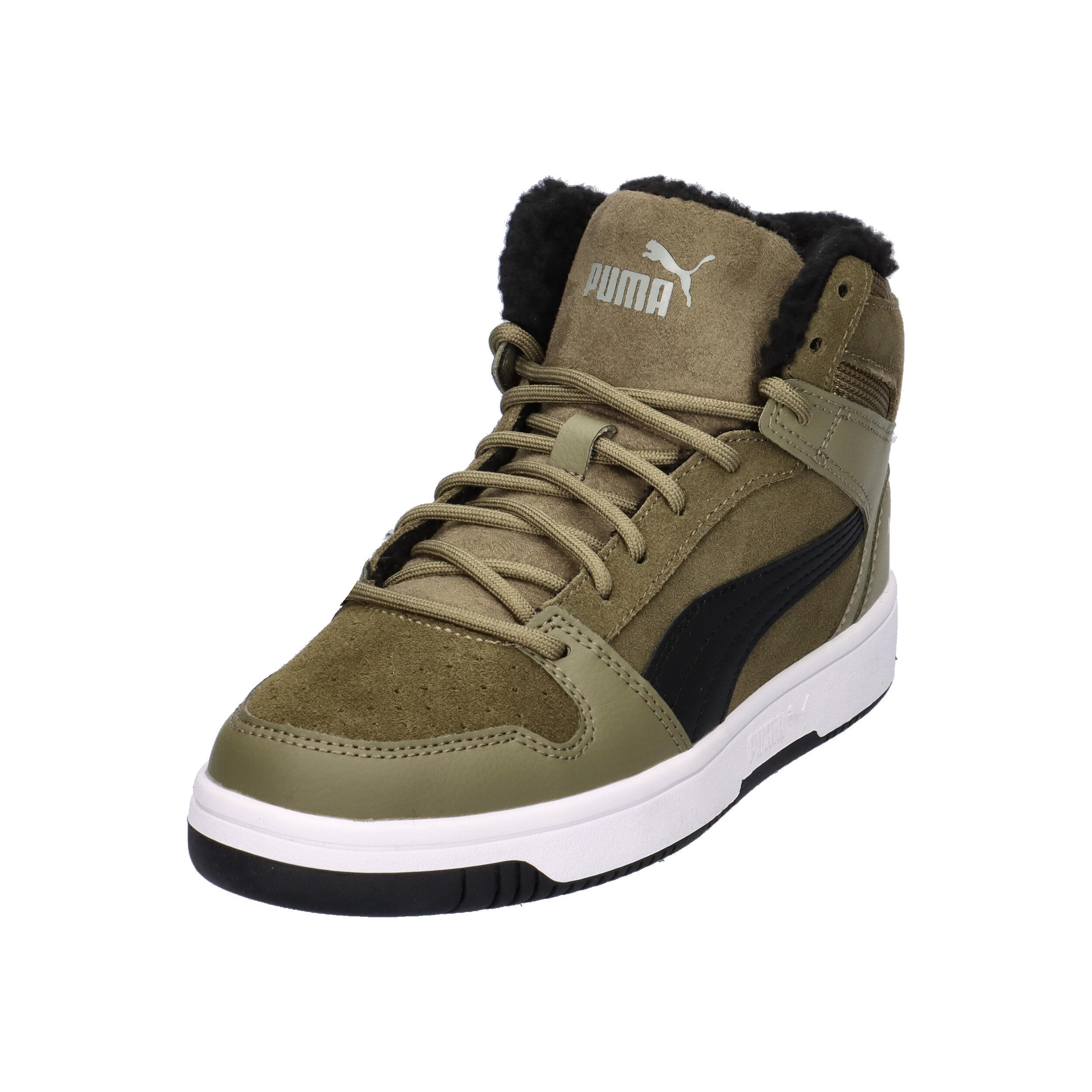 Puma Kinder Sneaker Rebound Layup Fur SD Jr 370497 4/15