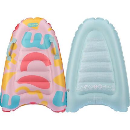 Opblaasbaar Bodyboard 70 cm - Met handgrepen - Lichtroze