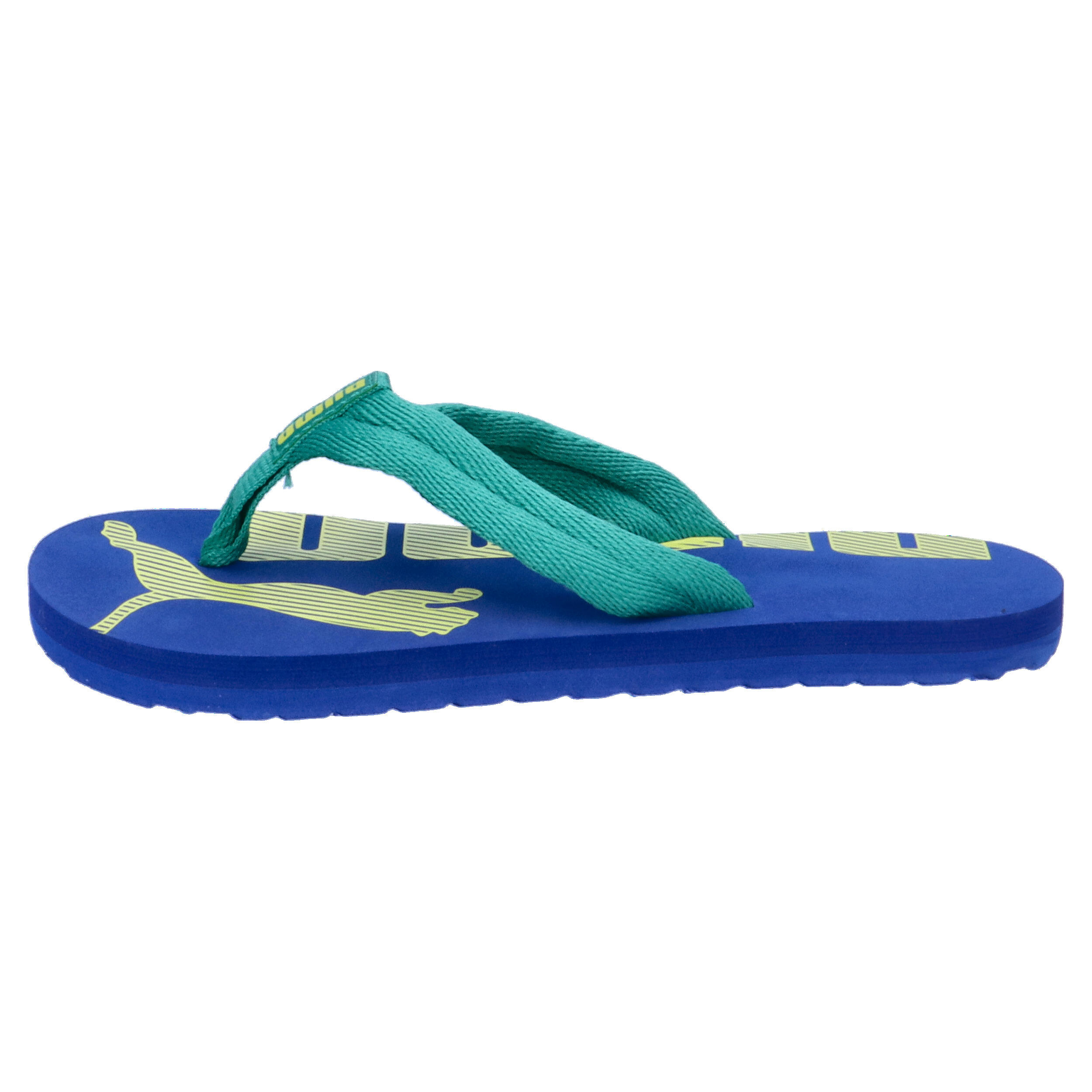 Epic Flip v2 Flip-Flops Kinder PUMA Sparkling Green Cobalt Glaze Lime Sheen Blue 10/15