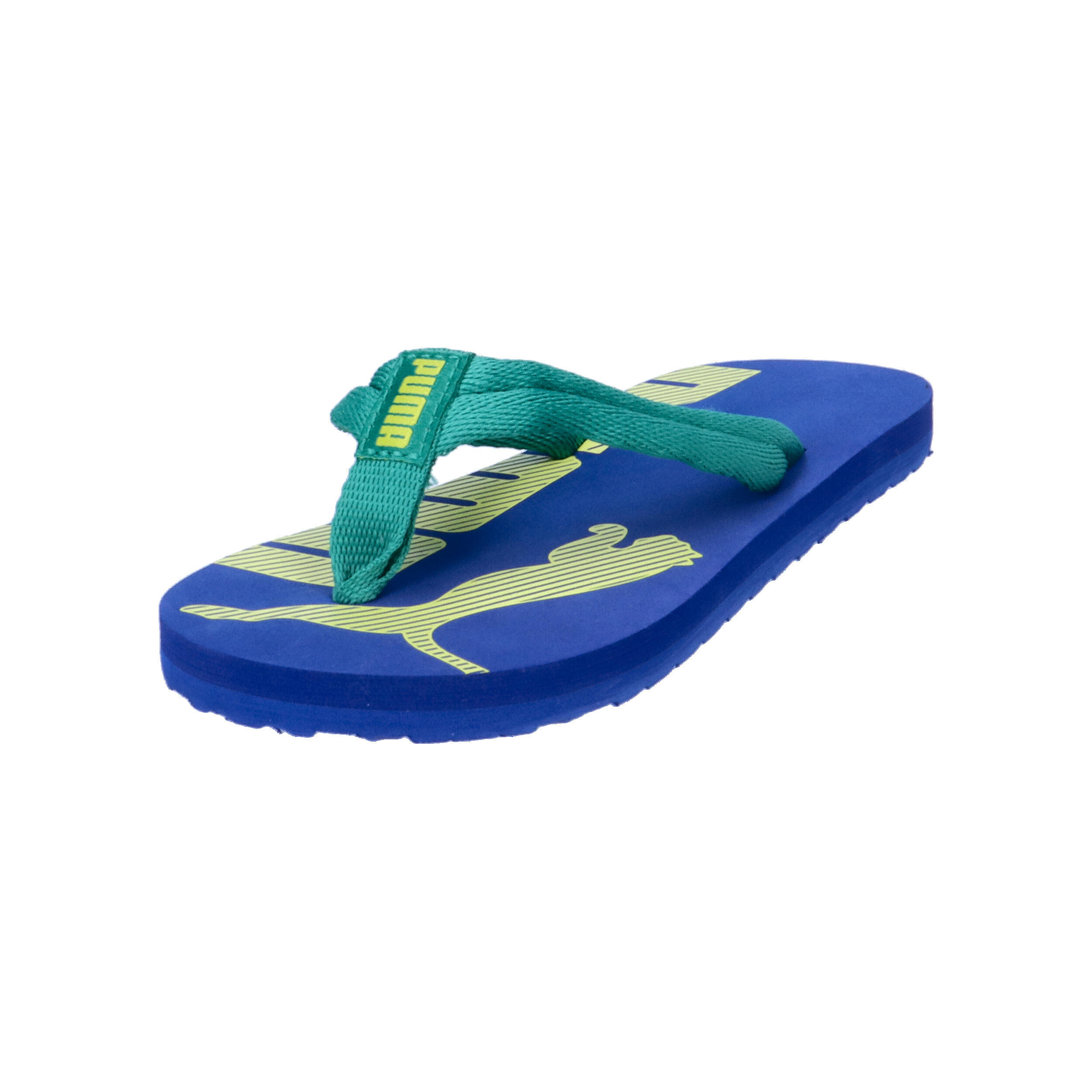 Epic Flip v2 Flip-Flops Kinder PUMA Sparkling Green Cobalt Glaze Lime Sheen Blue 9/15